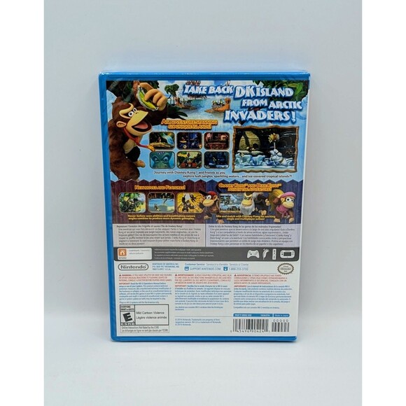 Donkey Kong Country: Tropical Freeze - Nintendo Selects Wii U New Factory Sealed - Picture 2 of 5